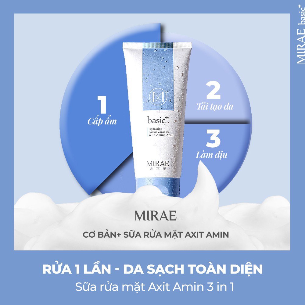 Sữa Rửa Mặt MIRAE - [CHÍNH HÃNG] - làm sạch, cấp ẩm hỗ trợ dưỡng da | BigBuy360 - bigbuy360.vn