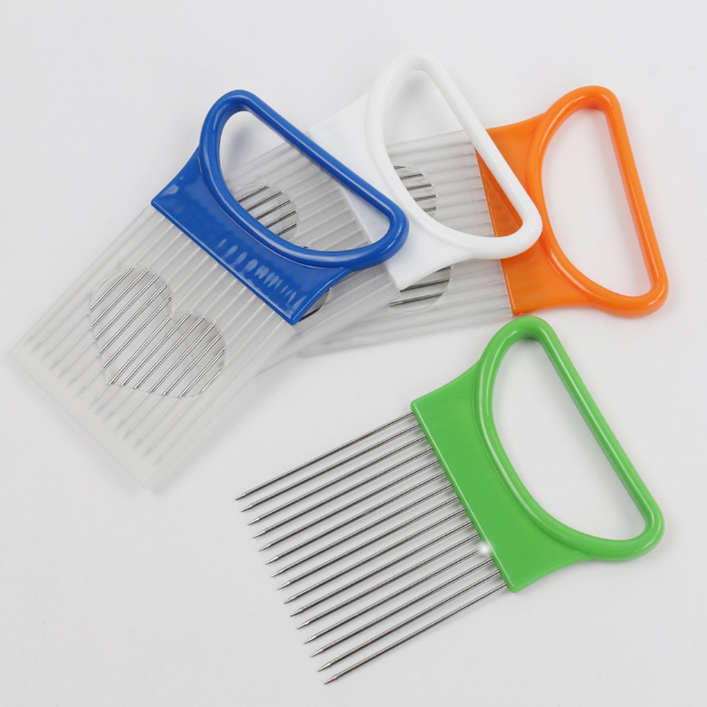 Dụng Cụ Hỗ Trợ Cắt Lát Rau Củ &amp;Amp; Cà Chua Bằng Thép Không Gỉ