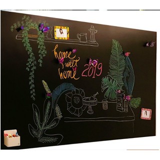 Decal Bảng Viết Phấn SIZE 45X200CM màu đen