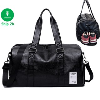 Túi Xách Du Lịch Chất Liệu Da Pu Cao Cấp ❤️Free Ship❤️ Có Ngăn Để Giầy Bảo Hành 6 Tháng
