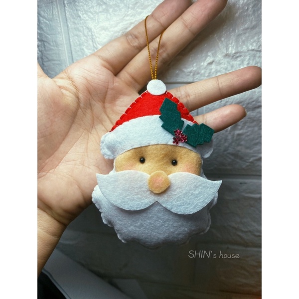 Tranh trí Noel vải nỉ handmade