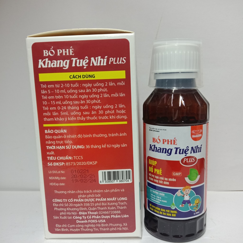 KHANG TUỆ NHI PLUS LỌ 100ML