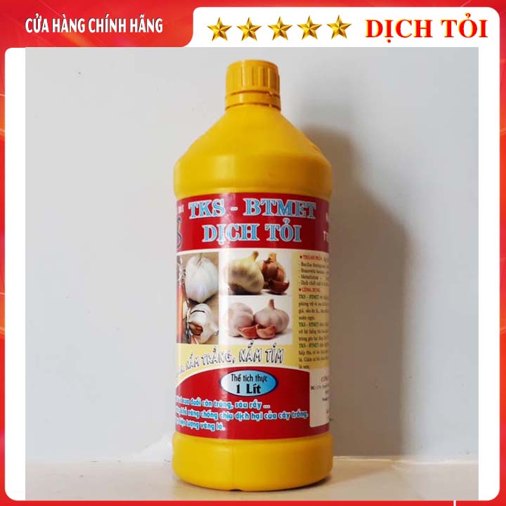 DỊCH TỎI - Xua Đuổi Ruồi Đục Trái, Phòng Trừ Sâu Rầy - Chai 1 LÍT