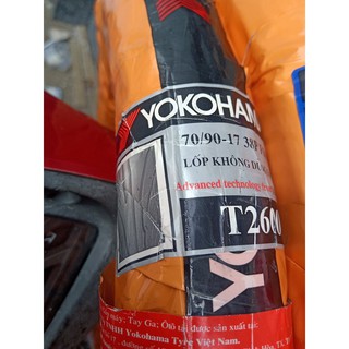 Lốp xe máy yokohama 70/90-17 không ruột