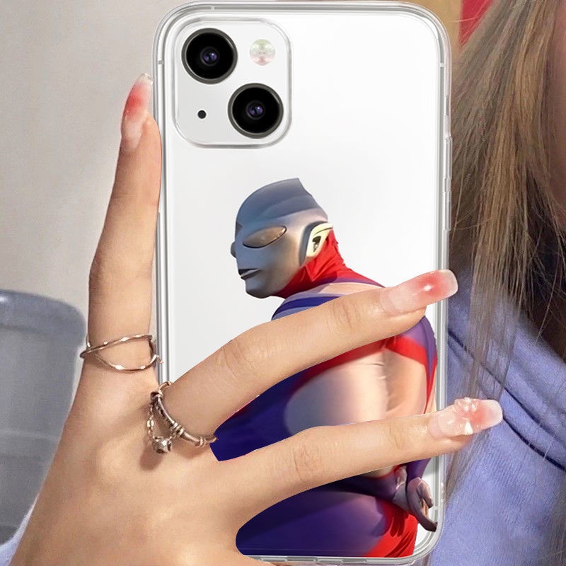 Ốp Điện Thoại Chống Sốc In Hình Ultraman Cho Iphone 13 Pro 11 Pro Max Xr 6s 7 8 Plus 12 Mini 14 Pro Xs Max
