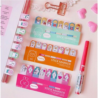 Giấy note đánh dấu, bookmark hoạt hình