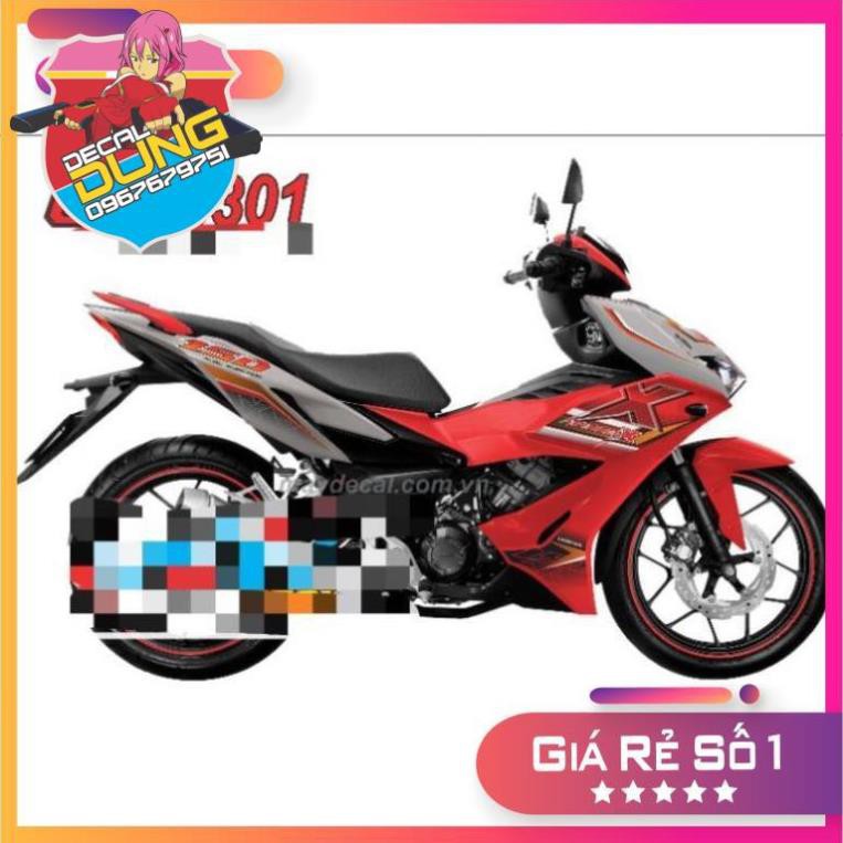 Tem xe WINNER X ĐỎ ĐEN