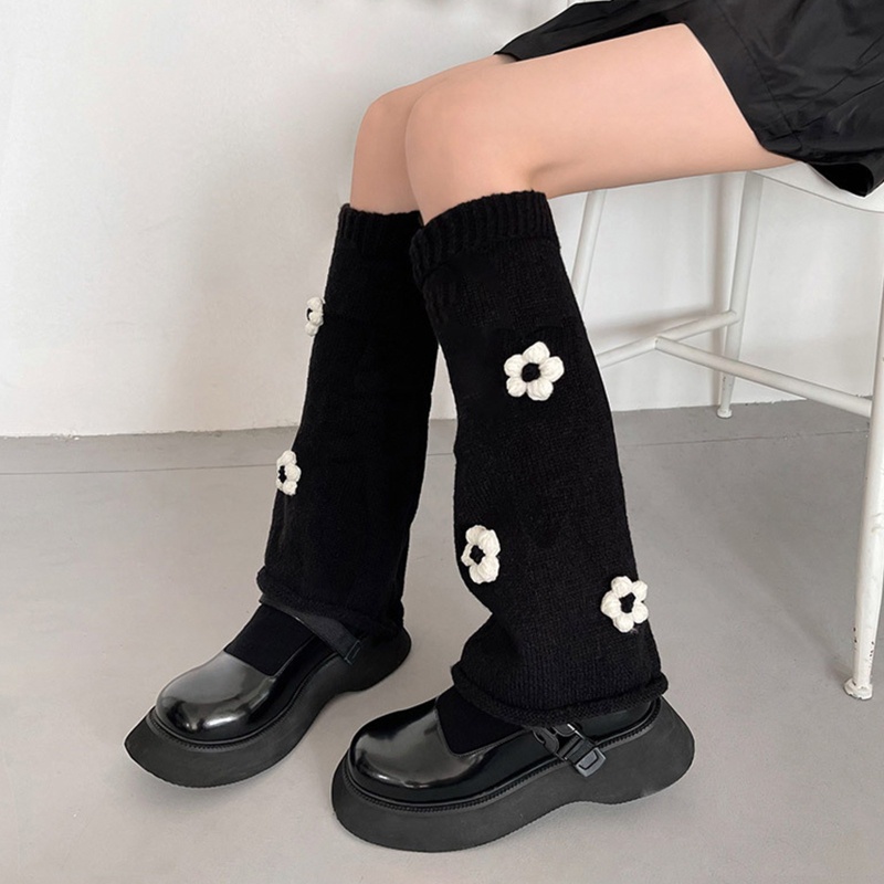 Tất Ống Chân Giữ Ấm Phong Cách Harajuku Nhật Bản Y2k