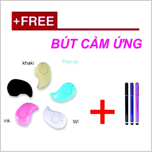Tai nghe Bluetooth MINI NANO CAO CẤP - TẶNG BÚT CẢM ỨNG