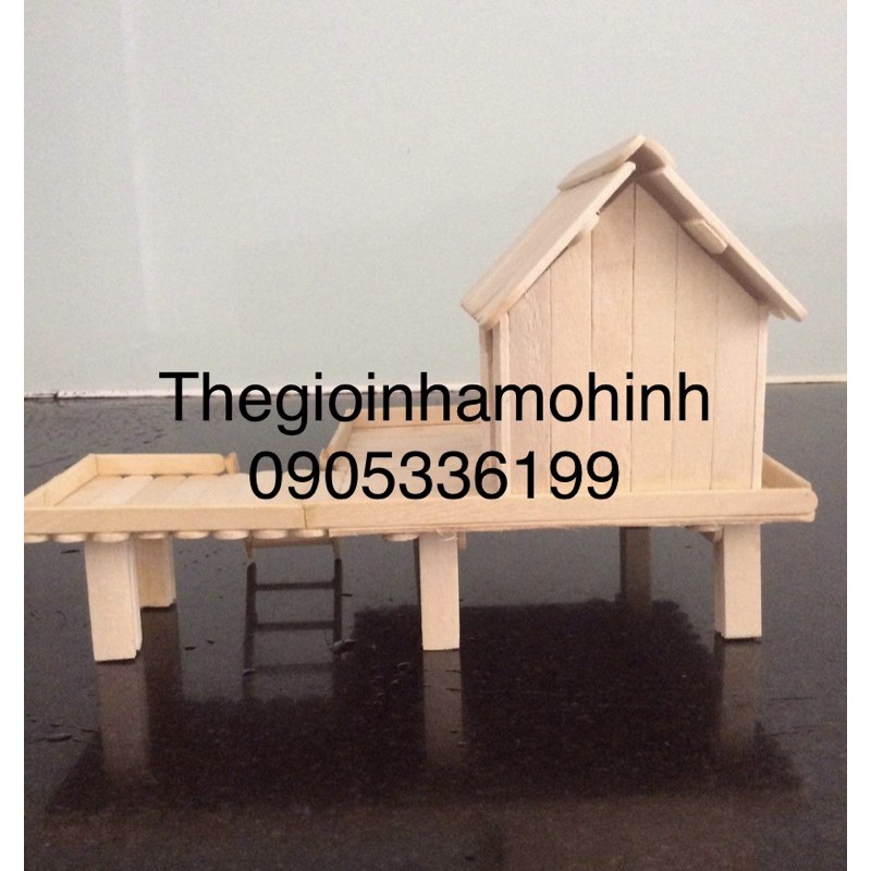Nhà que kem, nhà mô hình,mô hình nhà sàn