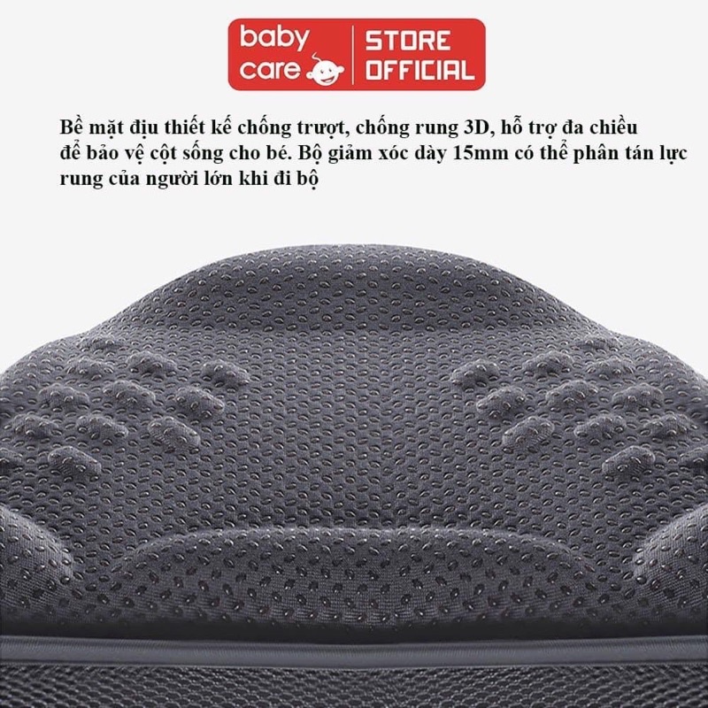 Địu ngồi babycare chống rung bảo vệ cột sống  ngồi 3 tư thế