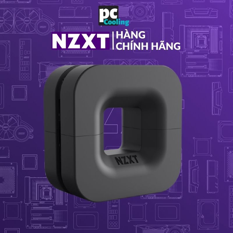 Giá Treo Tai Nghe Nam Châm Gắn Case NZXT &quot;PUCK&quot; - 3 Màu Trắng/ Đen/ Đỏ