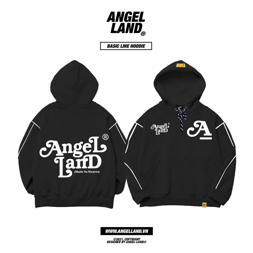 Áo hoodie Basic Line-Đen | BigBuy360 - bigbuy360.vn