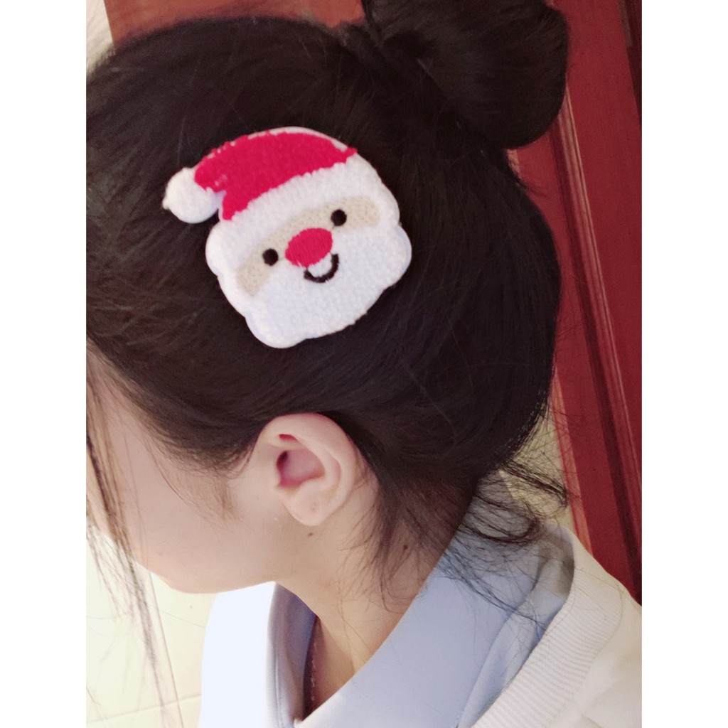 [Giá Sale ] Kẹp tóc Noel dễ thương cho bé Giáng sinh 2021( Kèm ảnh Thật)