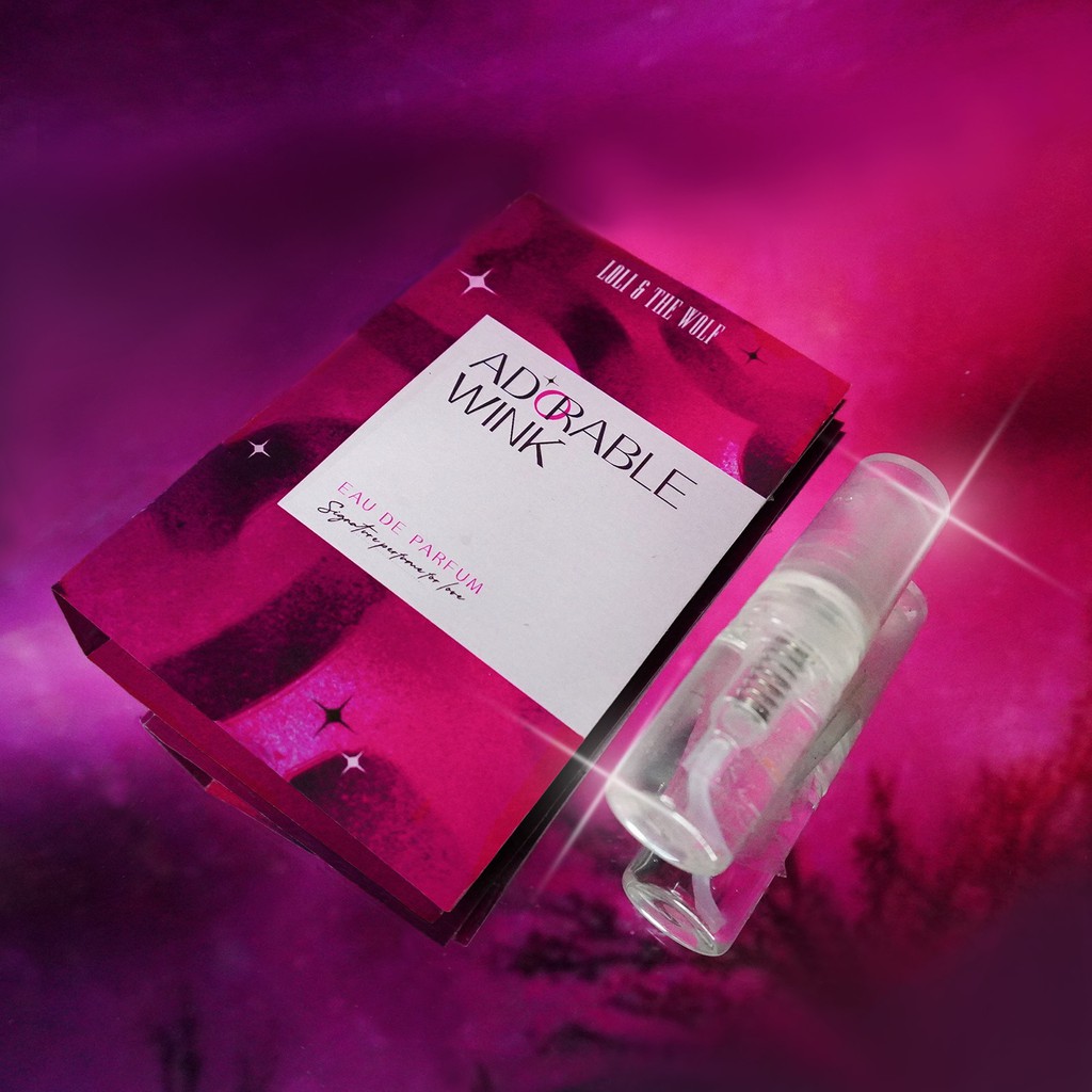 Nước hoa nữ thơm lâu chính hãng Adorable Wink Eau De Parfum chai 2ml nhỏ gọn - LOLI & THE WOLF | Thế Giới Skin Care