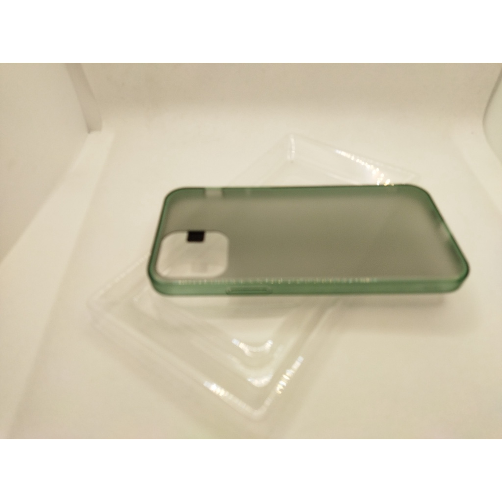 Ốp lưng cường lực nhám viền dẻo chống sốc Baseus Frosted Glass Protective Case dùng cho iPhone 12 Series_Hàng Chính Hãng