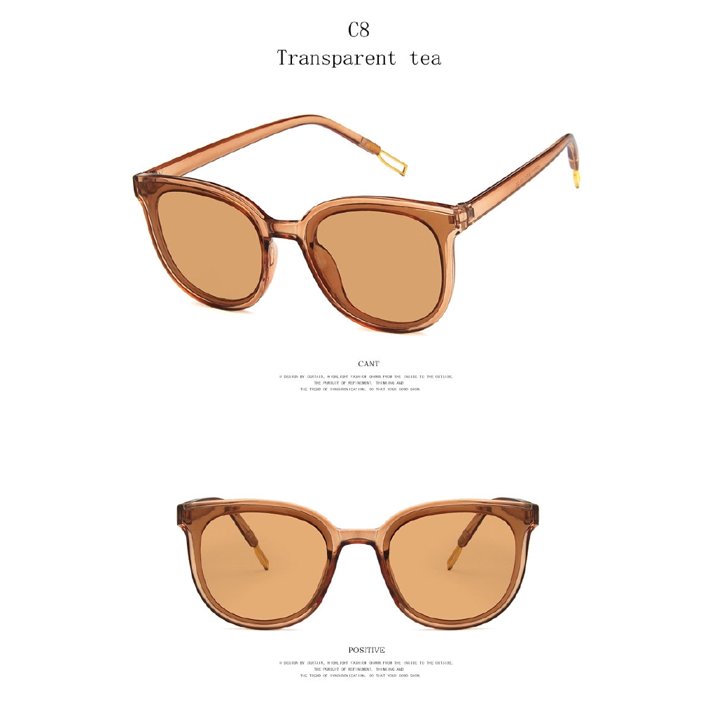 Kính mát mắt mèo cỡ lớn chống tia UV400 thời trang cho nữ Samjune