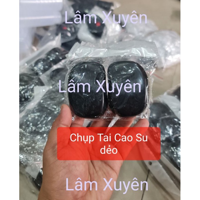 Mũ chụp tai cao su có móc cài chống dính hóa chất uốn duỗi nhuộm Tận Gốc  chất lượng nhựa silicon siêu dẻo mềm bền đẹp