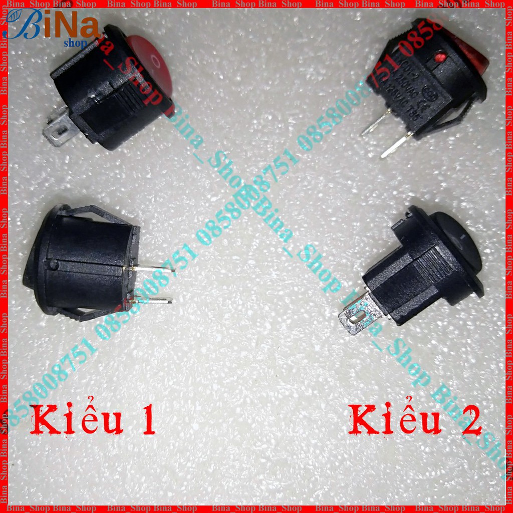 Công tắc bập bênh 6A/250V 14mm