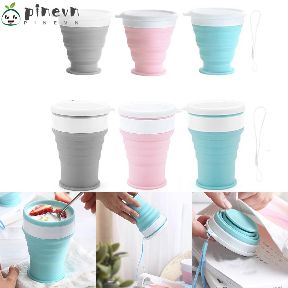 Ly Silicone Uống Nước Có Thể Gấp Gọn Tiện Lợi, Dung Tích 100 / 200 / 350ml