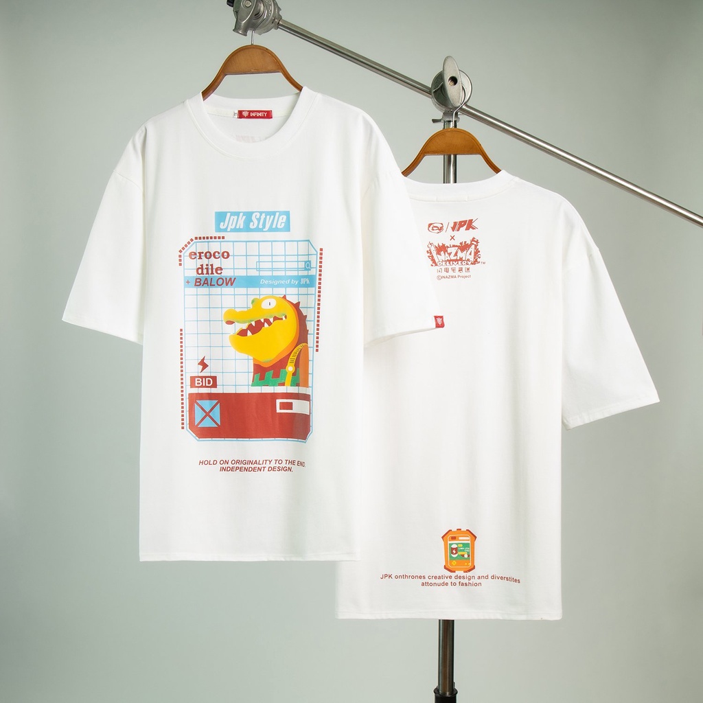 Áo Thun Tici Tay Lỡ In Cá Sấu Siêu Cute, Áo Phông Mikenco Nam Nữ Phom Rộng JPK ATC951 | BigBuy360 - bigbuy360.vn