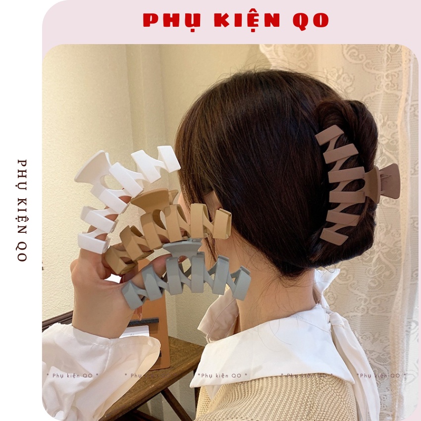 Kẹp tóc càng cua hàn quốc , Kẹp tóc hàn quốc cỡ lớn nhựa Acrilic - KEP15