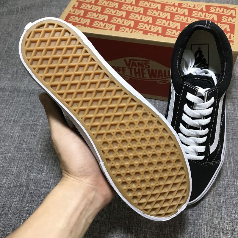 [FULL BOX+ ẢNH THẬT] Giày VANS OKD SKOOL ĐEN TRẮNG