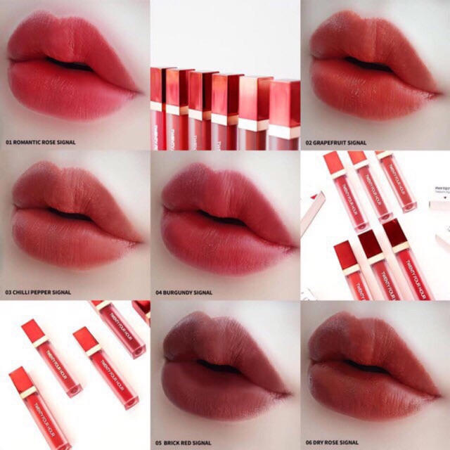 Son PHYTO TREE - Son Twenty Four Hour Velvet Tint giữ màu 24h