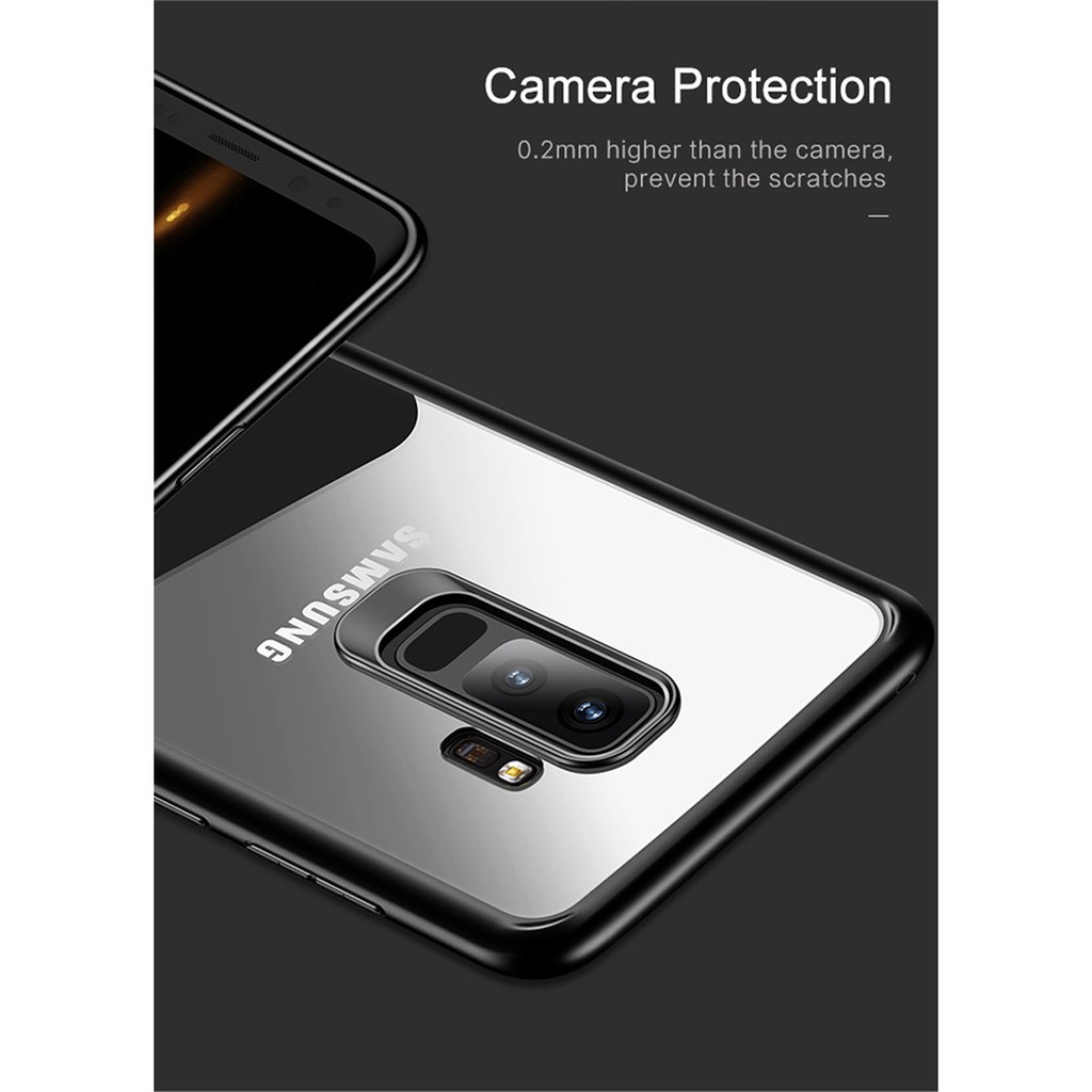 Ốp lưng Samsung S9 Likgus Cứng Trong Viền dẻo màu