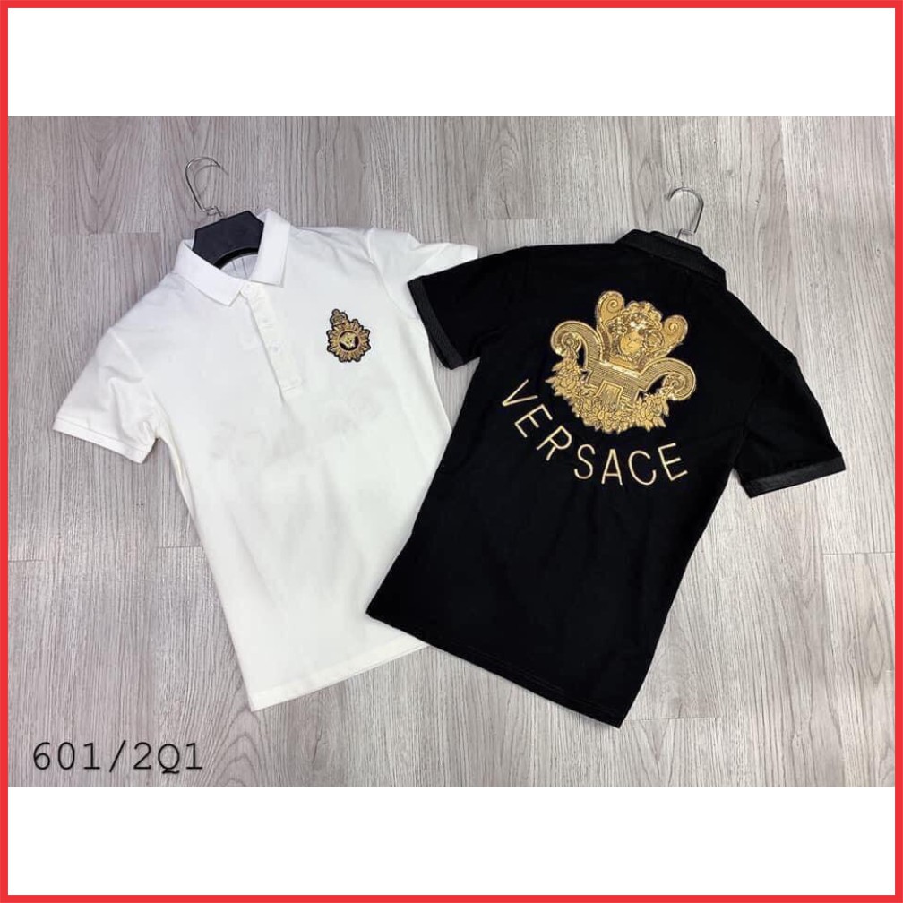 Áo thun nam polo tay ngắn có cổ kim sa đại bàng cao cấp mẫu mới nhất AHFASHION