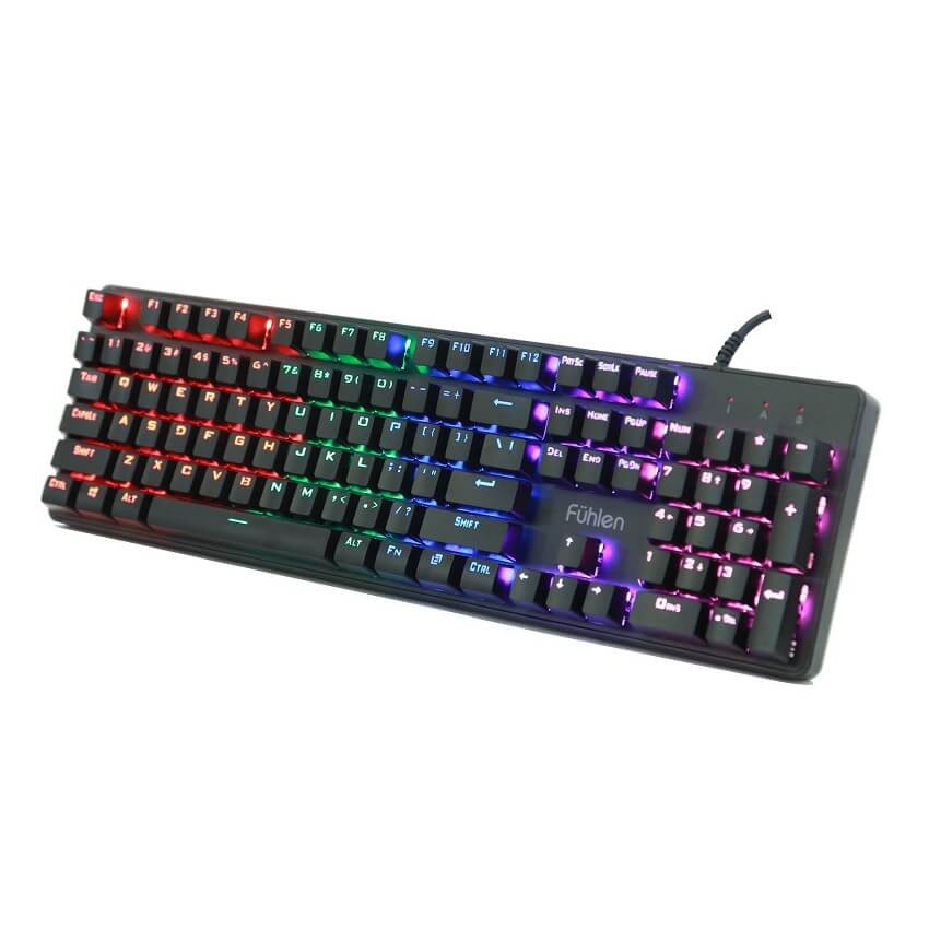 Bàn phím cơ Fuhlen Destroyer Blue Switch Full Size Sm680R M87s - BH24 tháng | BigBuy360 - bigbuy360.vn