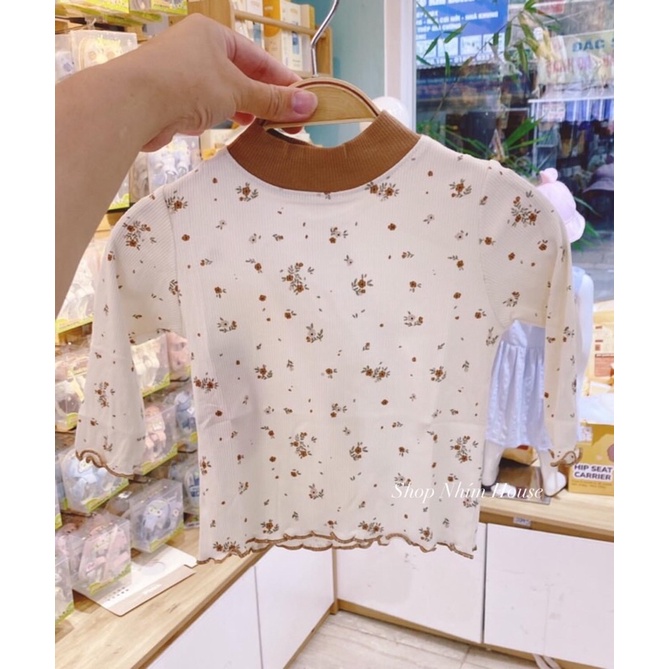 Áo giữ nhiệt hoa nhí