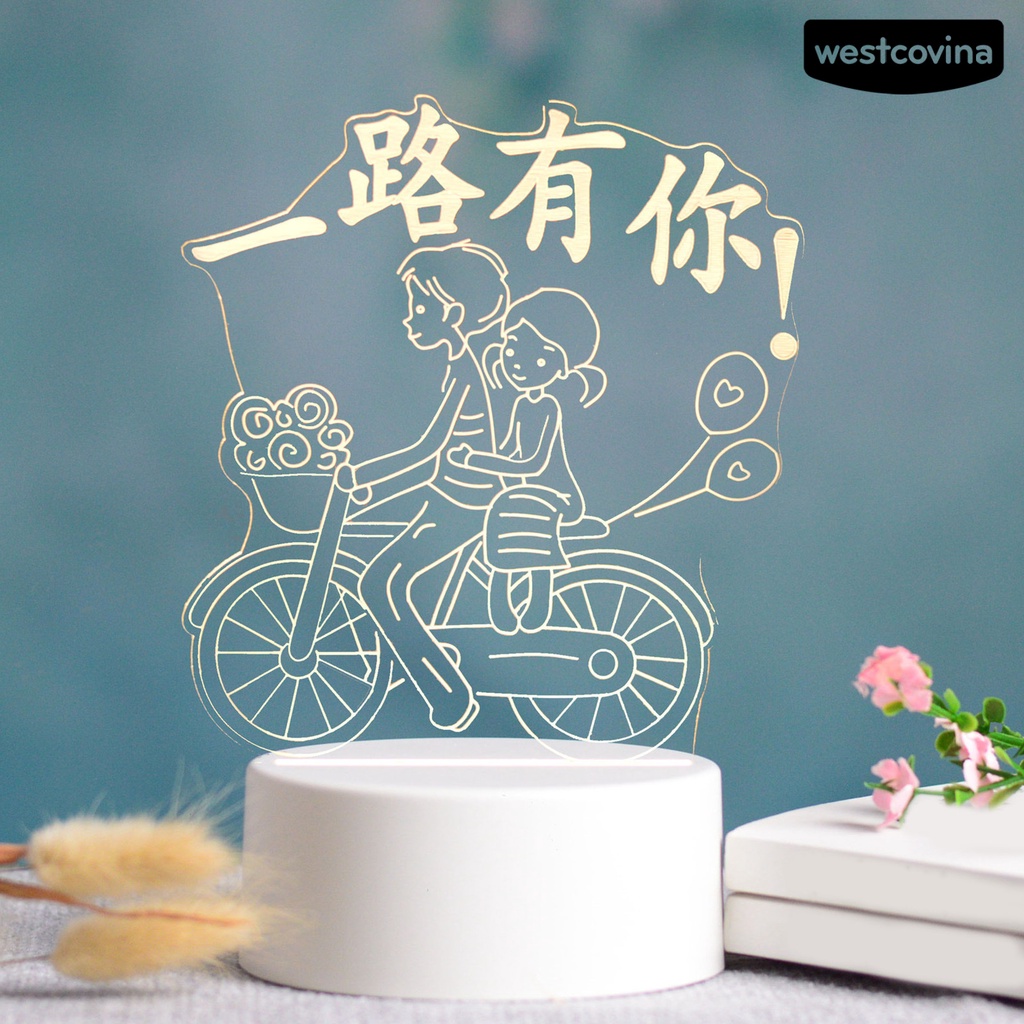Mới Đèn Ngủ 3d Hình Hoạt Hình Xinh Xắn