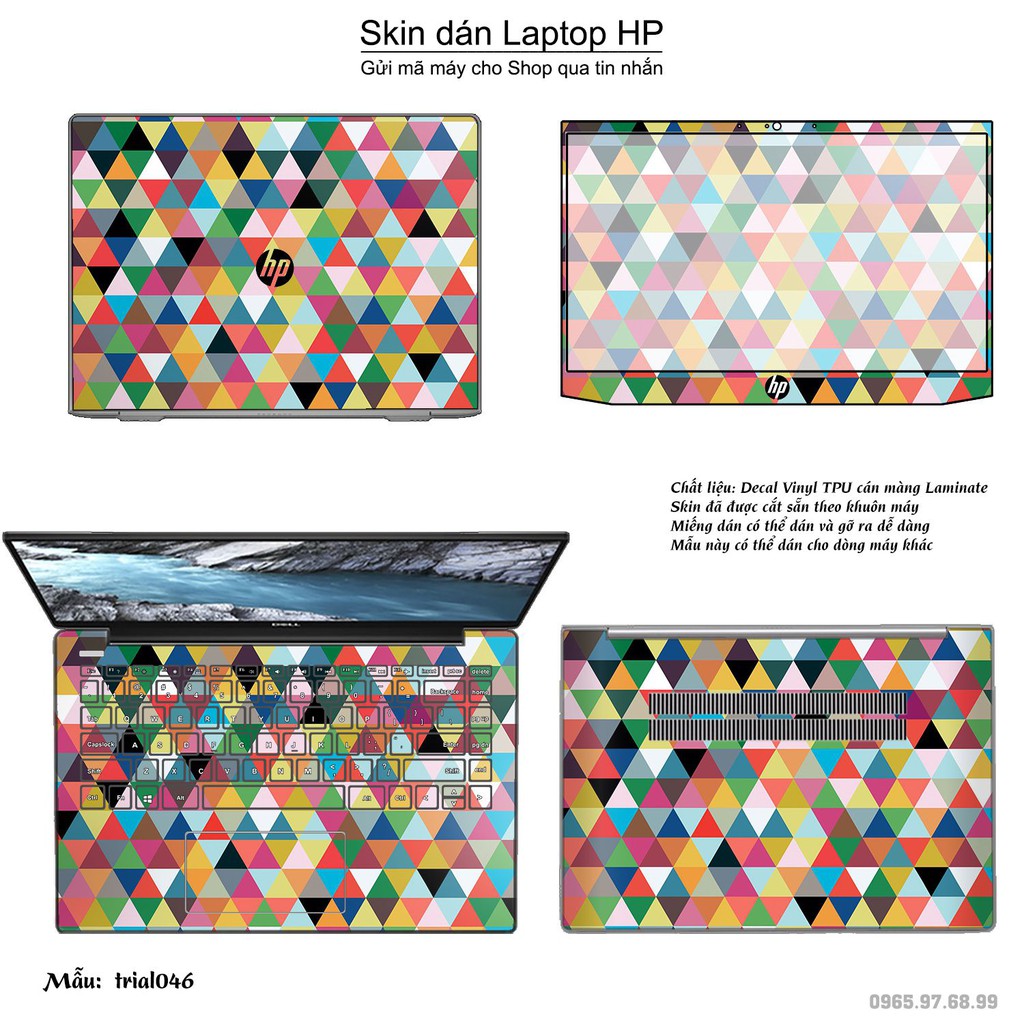 Skin dán Laptop HP in hình Đa giác _nhiều mẫu 8 (inbox mã máy cho Shop)