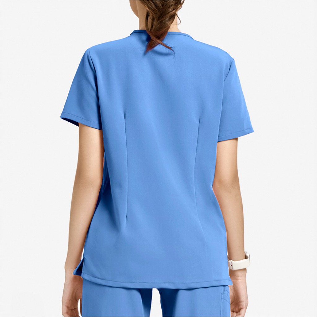 ÁO SCRUB NỮ V-NECK 3 TÚI