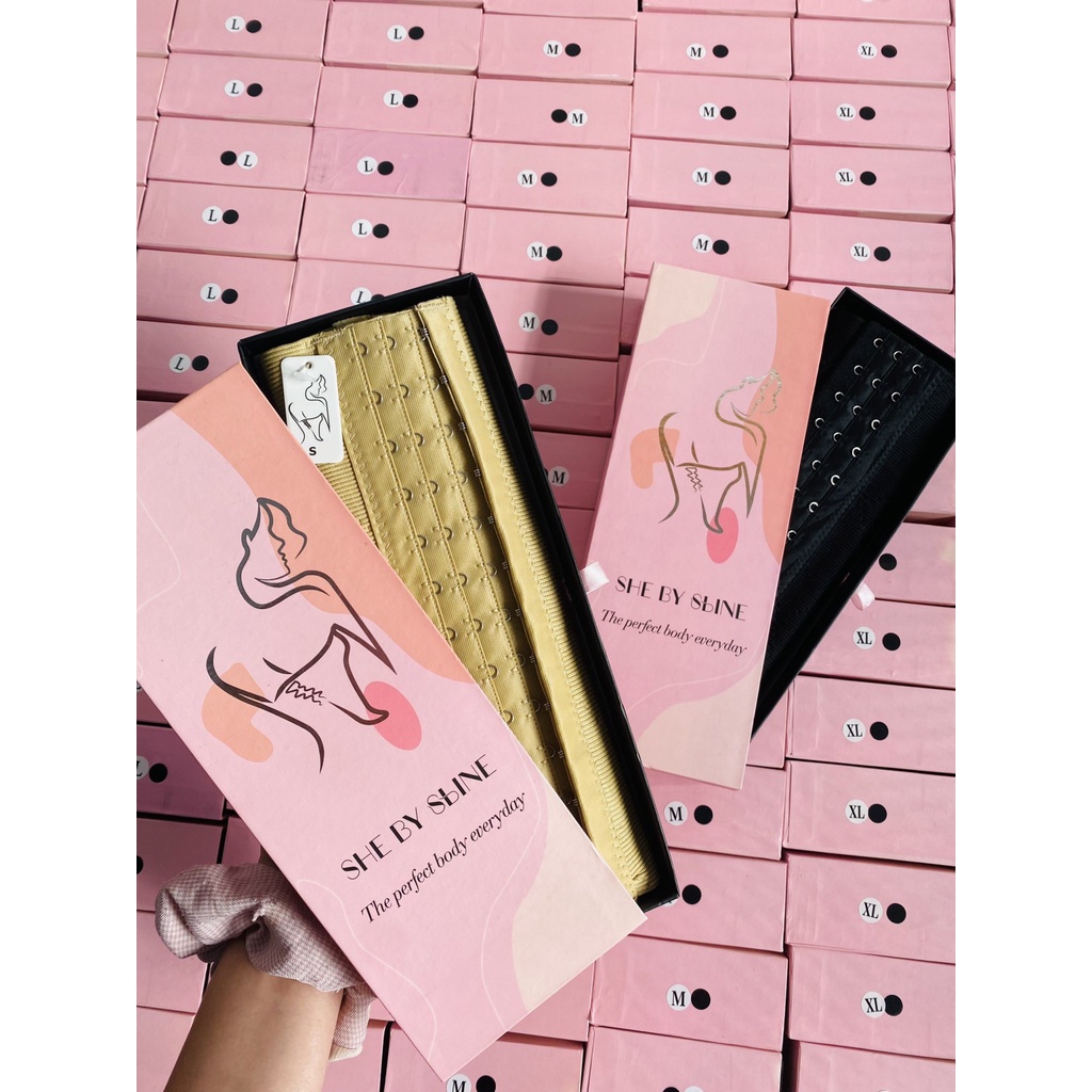 Nịt She By Sline Hỗ Trợ Giảm Mỡ Bụng Định Hình Eo Thon