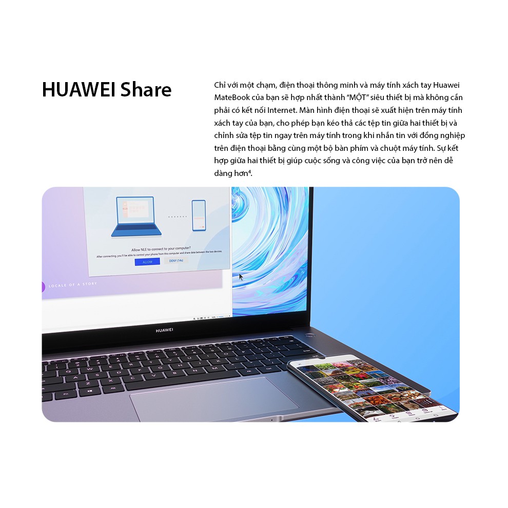 [Mã ELMATED15 giảm 631,000] Laptop Huawei Matebook D 15 (8GB/256GB) tặng kèm loa Bluetooth CM510