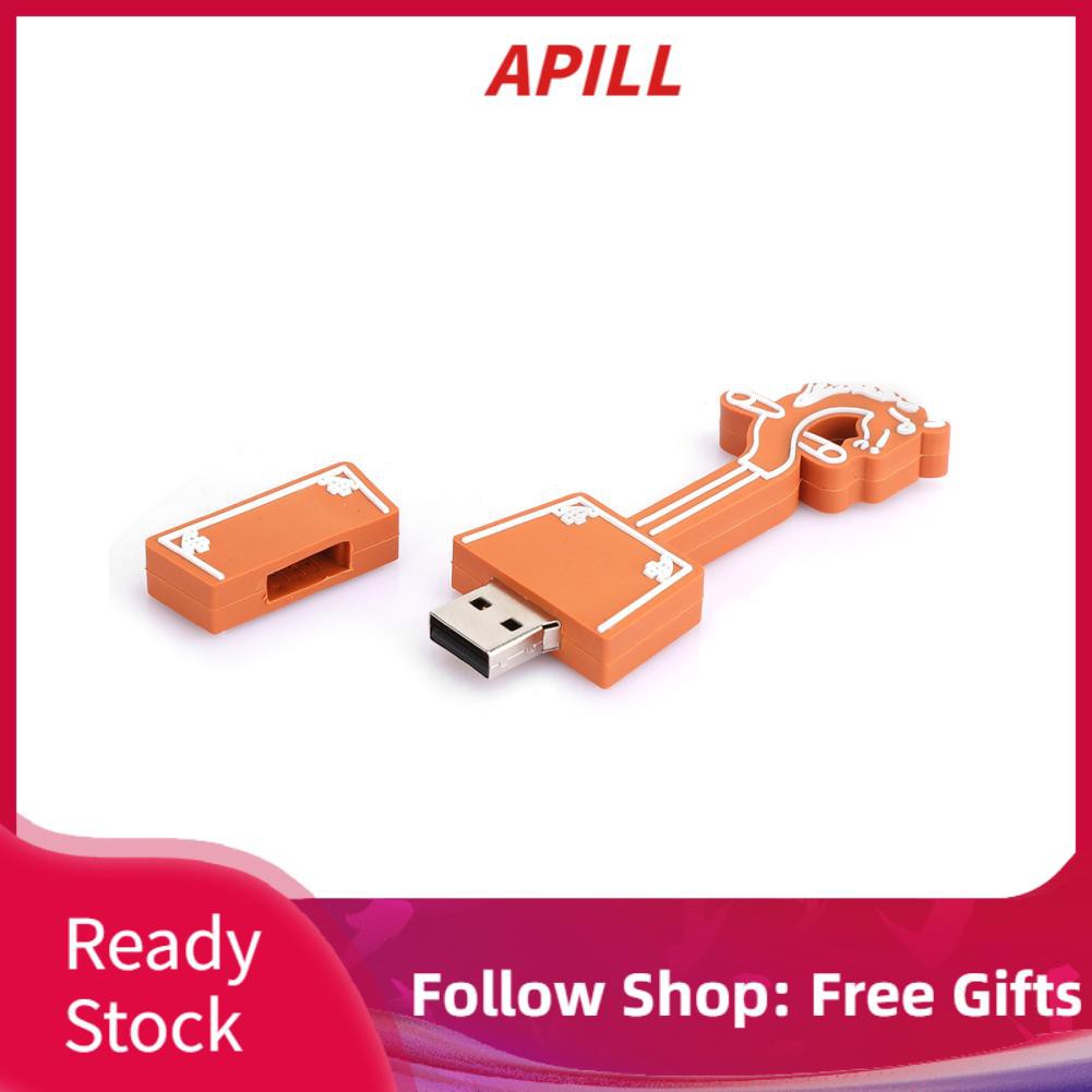 Ổ Đĩa Usb Hình Cây Đàn Ghi Ta Apill Dành Cho Máy Tính Pc / Bạn Bè