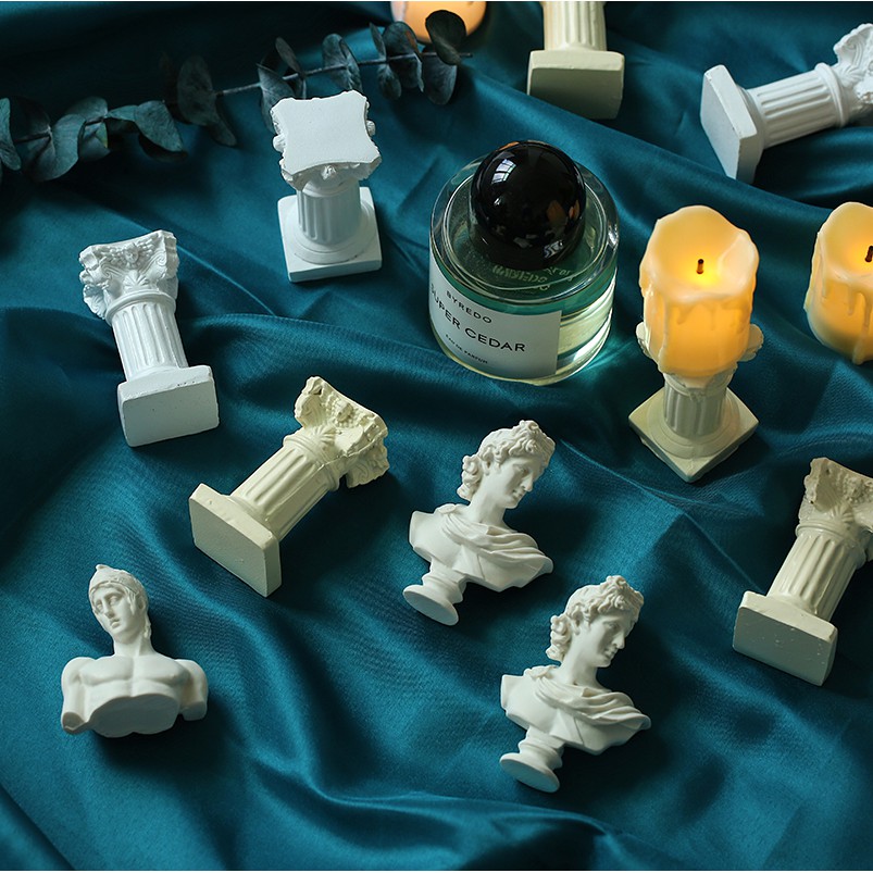 Cột mini hy lạp la mã, tượng tượng cột nhỏ chụp ảnh, đồ decor chụp hình - Home Decor
