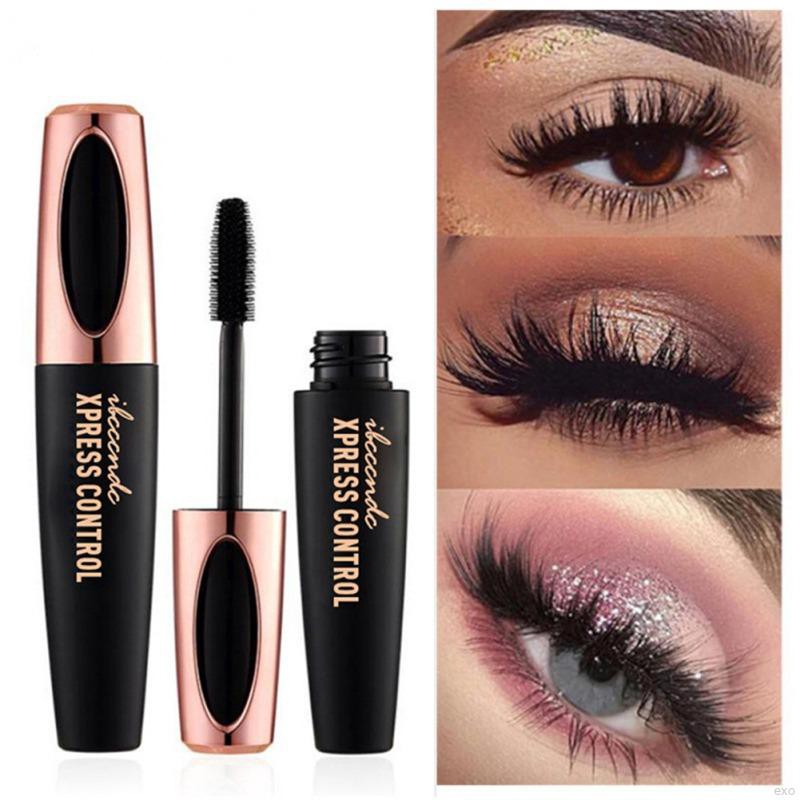 Mascara 4D chải cong lông mi tự nhiên chống thấm nước lâu trôi không bị nhòe