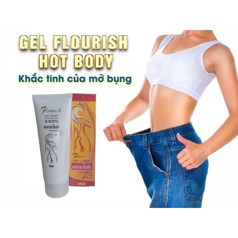 Gel tan mỡ Flourish massage 250gr