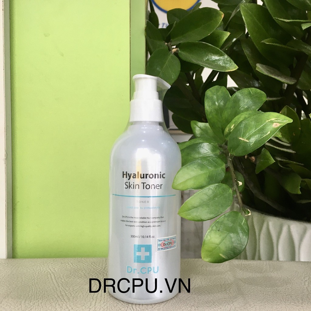 Nước hoa hồng căng bóng hyaluronic skin toner Dr CPU