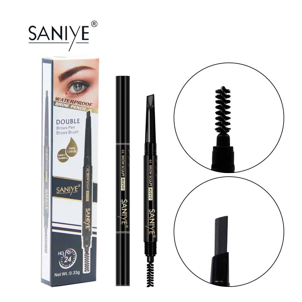 Bút chì kẻ lông mày Saniye M311 đầu xoay tự động chống nước lâu trôi cho người mới bắt đầu | BigBuy360 - bigbuy360.vn