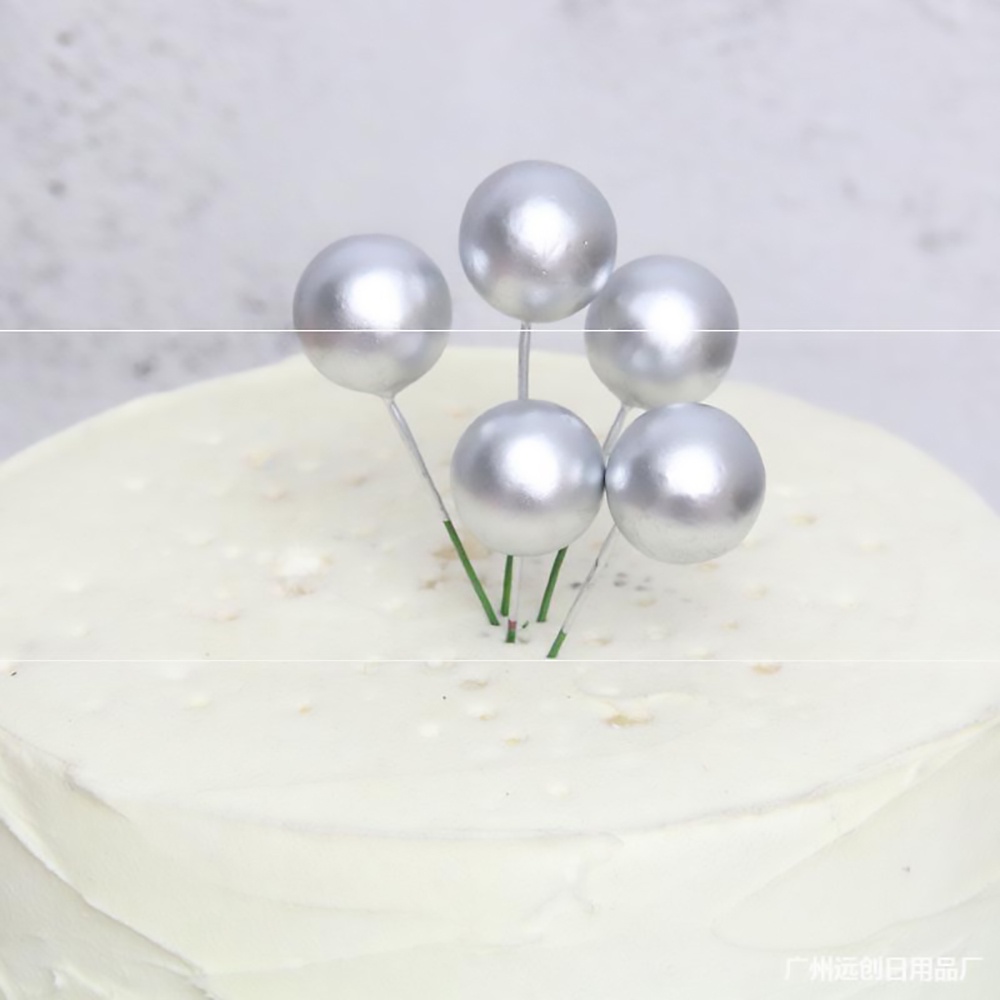 Que Cắm Trang Trí Bánh Kem / Bánh Kem Bằng Kim Loại 4 Màu Sáng Tạo DIY Màu Vàng / Bạc / Xanh Dương / Hồng