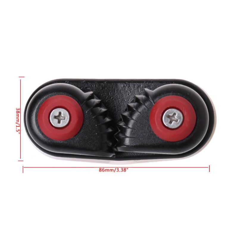 Khóa Dây Nylon Nhôm Màu Đen Chuyên Dụng Cho Thuyền Kayak