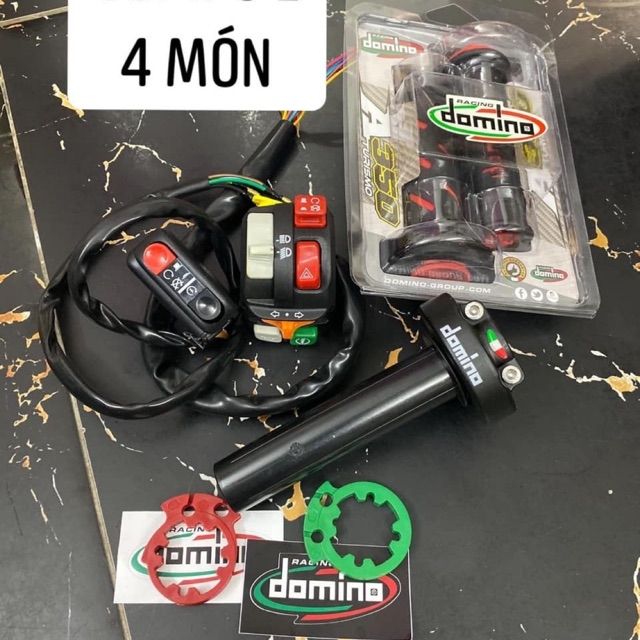 Cùm Tăng domino + Cùm Honeywell + Cùm On Off + Bao tay Domino Combo 4món