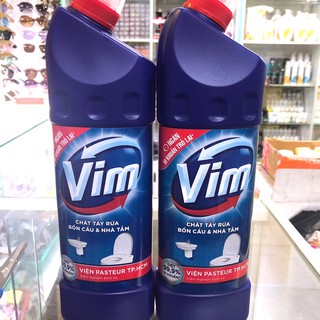 Nước tẩy bồn cầu Vim xanh dương 900ml