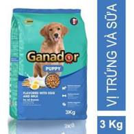 [Rẻ vô địch] [Có sẵn] Hạt cho chó con GANADOR EGG &amp; MILK 3kg - vị trứng sữa