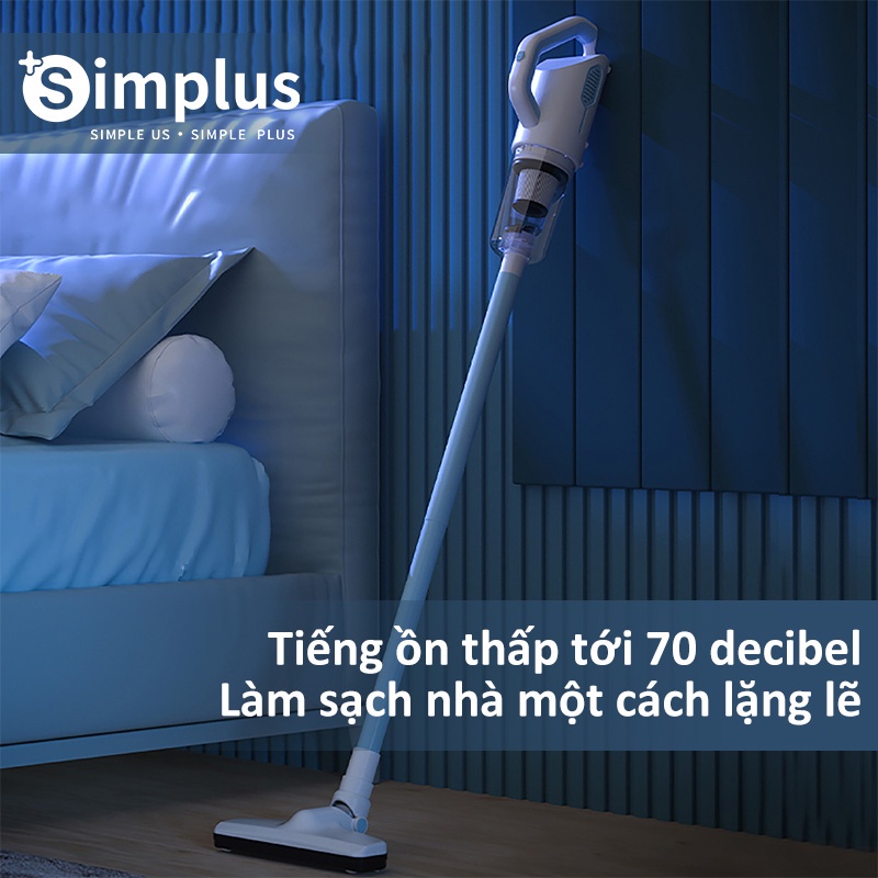 [Mã ELHA22 giảm 6% đơn 300K] Simplus Máy hút bụi có dây nhỏ gọn tiện lợi lực hút mạnh 16000PA dễ dàng hút lông thú cưng