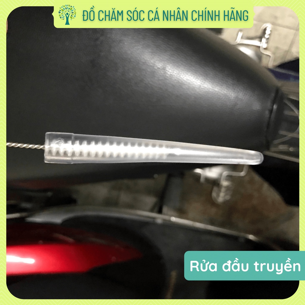 Đầu truyền silicone enema thụt tháo đại tràng thải độc cà phê